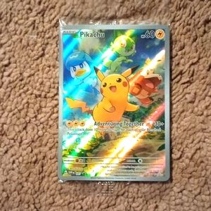 Pokémon Pikachu EN 027 Promo Paldea Evolved Scarlet & Violet  Card Sealed